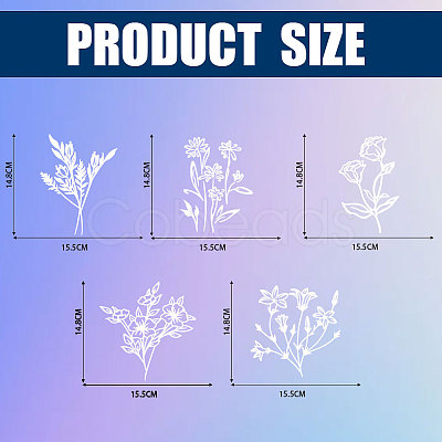 Plastic Reflective Vinyl Car Stickers STIC-WH0036-022-1