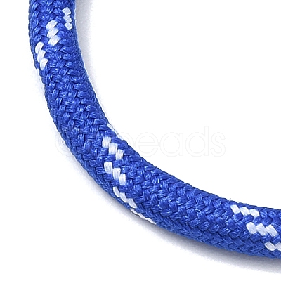 Ployester Core-Wrapped Round Cord Necklace Making KK-CBACFA2-03G-21-1