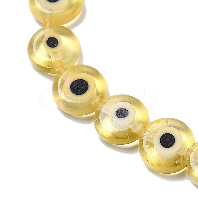 Handmade Evil Eye Lampwork Beads Strands LAMP-G164-10B-05-1