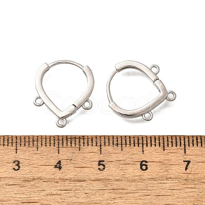 Brass Stud Earring Findings KK-Q035-08P-1