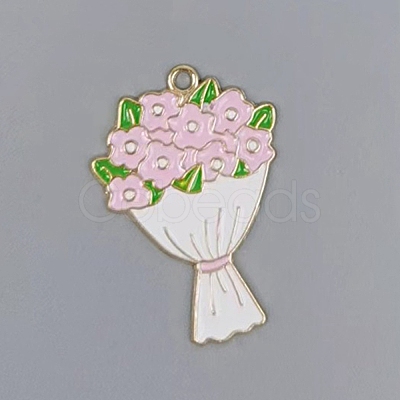 Alloy Enamel Pendants FIND-SZC0010-190-1