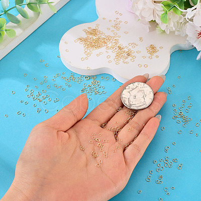 600Pcs 4 Styles 304 Stainless Steel Jump Rings STAS-TA0006-43C-1