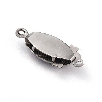 Non-Tarnish 304 Stainless Steel Box Clasps STAS-H151-16P-1