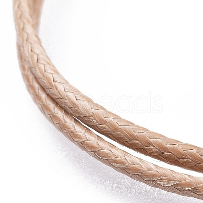 Unisex Korean Waxed Polyester Cord Bracelets BJEW-JB04597-03-1