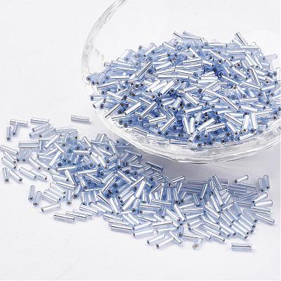Glass Bugle Beads SEED-E001-9mm-32-1