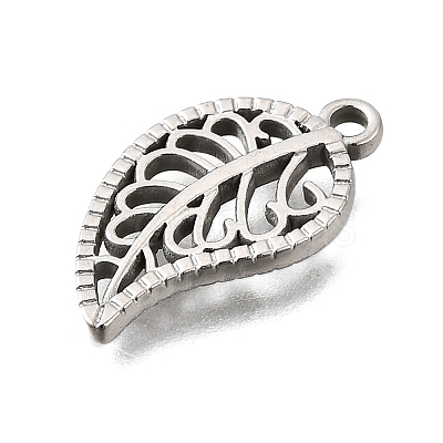 304 Stainless Steel Pendants STAS-Q362-08B-P-1