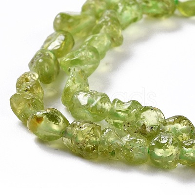 Natural Peridot Beads Strands X-G-D0004-A02-03-1