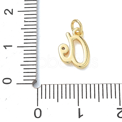Brass Micro Pave Clear Cubic Zirconia Charms KK-D289-66G-A-1