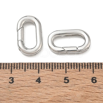 SHEGRACE Brass Spring Gate Rings XGRQ7M188-982P-1
