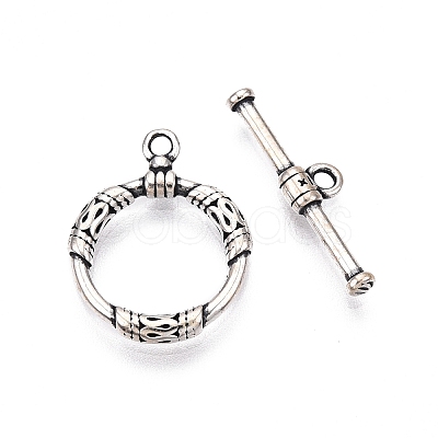 Jewelry Clasps STER-T007-78AS-1