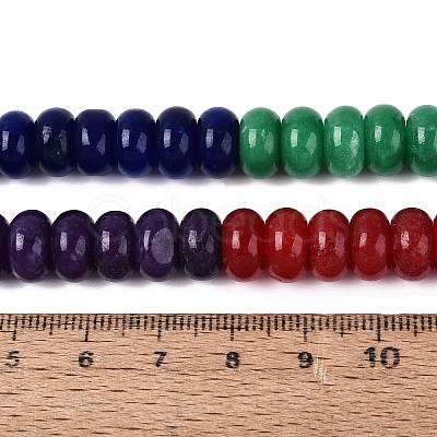Natural White Jade Beads Strands G-Q613-01F-42-1
