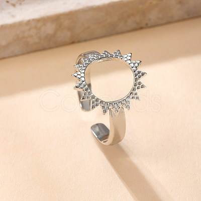 304 Stainless Steel Cuff Rings FS-WG8D32D-06-1