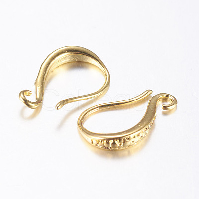 Brass Earring Hooks KK-K197-62-1