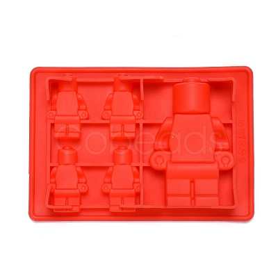Toy Robot Food Grade Silicone Molds DIY-WH0013-18-1