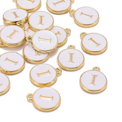 Golden Plated Alloy Charms LS-ENAM-S118-01I-1