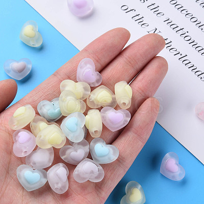Transparent Acrylic Beads TACR-S152-08C-1