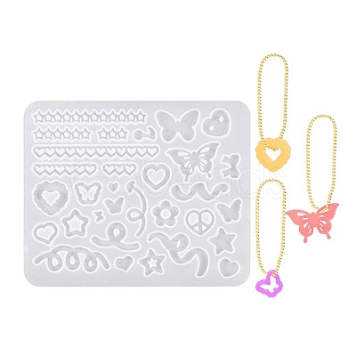 DIY Pendant Silicone Molds DIY-G113-02B-1