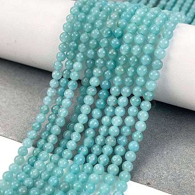 Natural Amazonite Beads Strands G-M438-A07-01-1