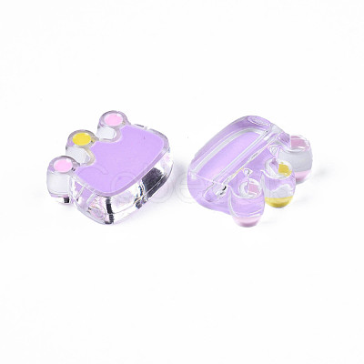 Transparent Acrylic Beads ACRC-S039-08D-1