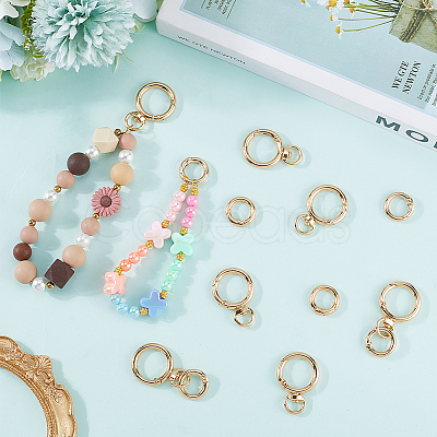 8Pcs Zinc Alloy Swivel Clasps FIND-SC0012-76G-1