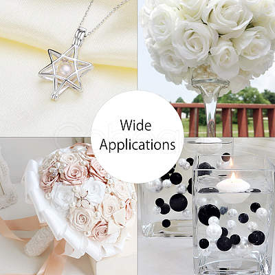 Eco-Friendly Plastic Imitation Pearl Beads MACR-OC0001-03-1