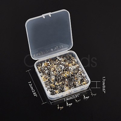 Brass Bead Tips KK-AR0001-10-1