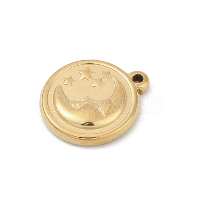 304 Stainless Steel Pendants STAS-D366-01D-G-1