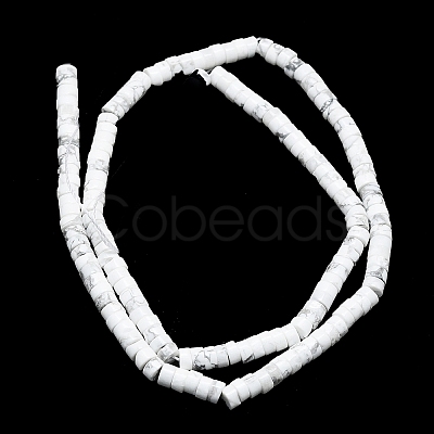 Natural Howlite Beads Strands G-K245-C03-02-1