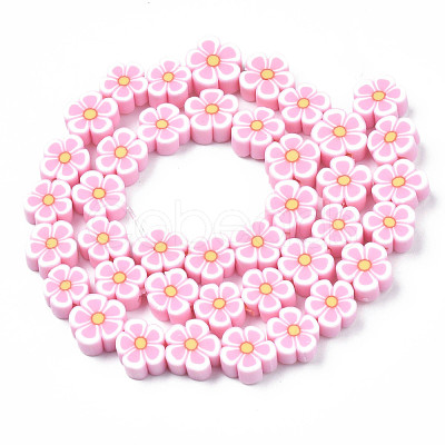 Handmade Polymer Clay Bead Strands CLAY-N011-48A-09-1