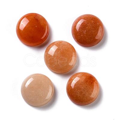 Natural Red Aventurine Cabochons G-P393-R48-14.5mm-1