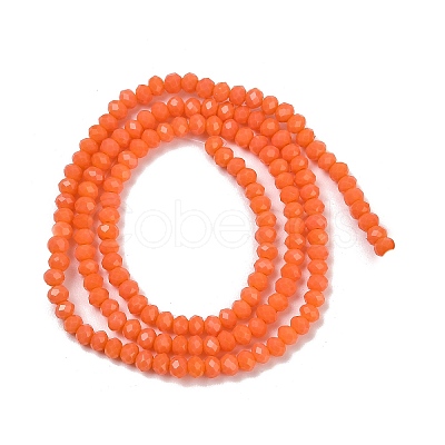 Imitation Jade Glass Beads Strands GLAA-G045-A22-1