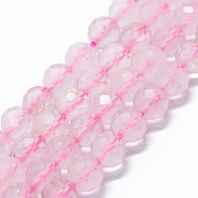 Natural Rose Quartz Beads Strands G-G927-28A-1