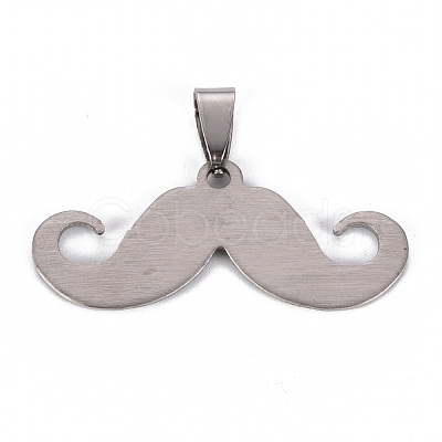 201 Stainless Steel Enamel Pendants STAS-S110-075M-1