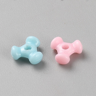 7142Pcs Opaque Acrylic Beads FIND-WH0152-730A-1