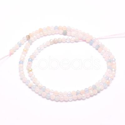 Natural Morganite Beads Strands G-F509-08-2mm-1