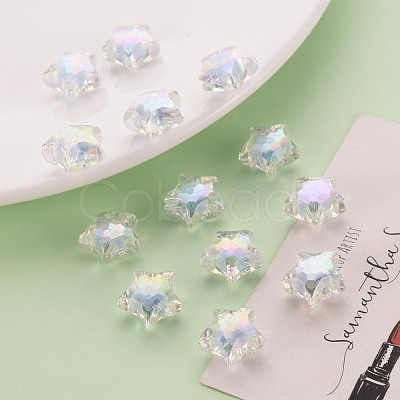 Transparent Acrylic Beads X-TACR-S152-02D-SS2113-1