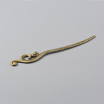Alloy Hair Sticks MRMJ-WH0077-100M-AB-1