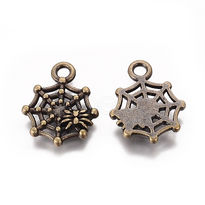 Halloween Jewelry Tibetan Style Alloy Pendants X-TIBEP-60606-AB-FF-1