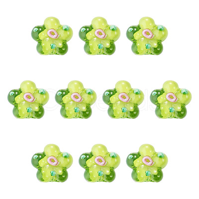 10Pcs Handmade Lampwork Beads LAMP-TADJ0001-01H-1