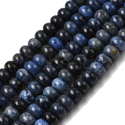 Natural Dumortierite Beads Strands G-A280-A09-01-1
