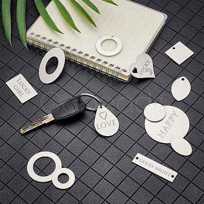 Blank Aluminum Custom Engraving Name Plate ALUM-BC0001-27-1