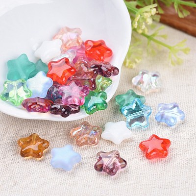 Electroplate Czech Glass Beads X-LAMP-D180-19-1