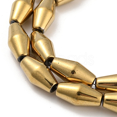 Electroplated Synthetic Non-magnetic Hematite Beads Strands G-Z032-B02-02B-1