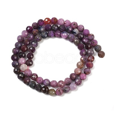 Natural Ruby Beads Strands G-B121-A01-01A-1
