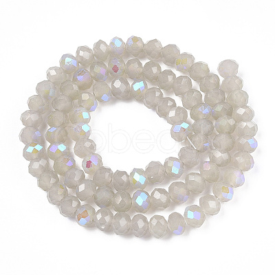 Electroplate Glass Beads Strands LS-EGLA-A034-J6mm-L09-1
