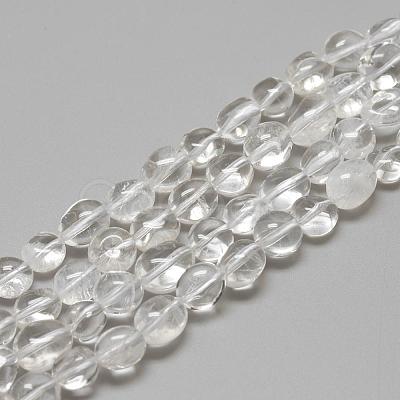 Natural Quartz Crystal Beads Strands G-R445-8x10-08-1