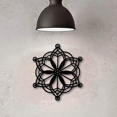 Iron Pendant Decorations HJEW-WH0013-029-1