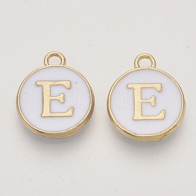 Golden Plated Alloy Charms X-ENAM-S118-01E-1
