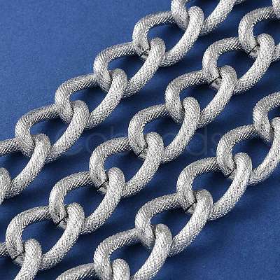 Oxidation Aluminum Textured Curb Chains CHA-H001-13S-1