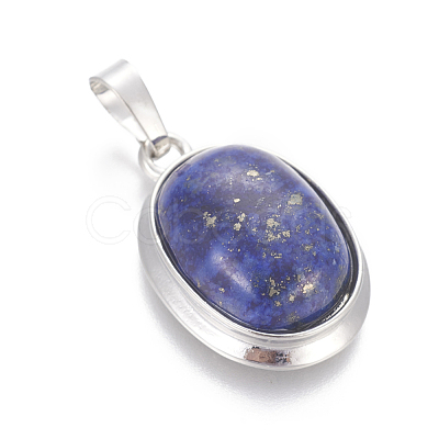 Natural Dyed Lapis Lazuli Pendants G-L512-D07-1